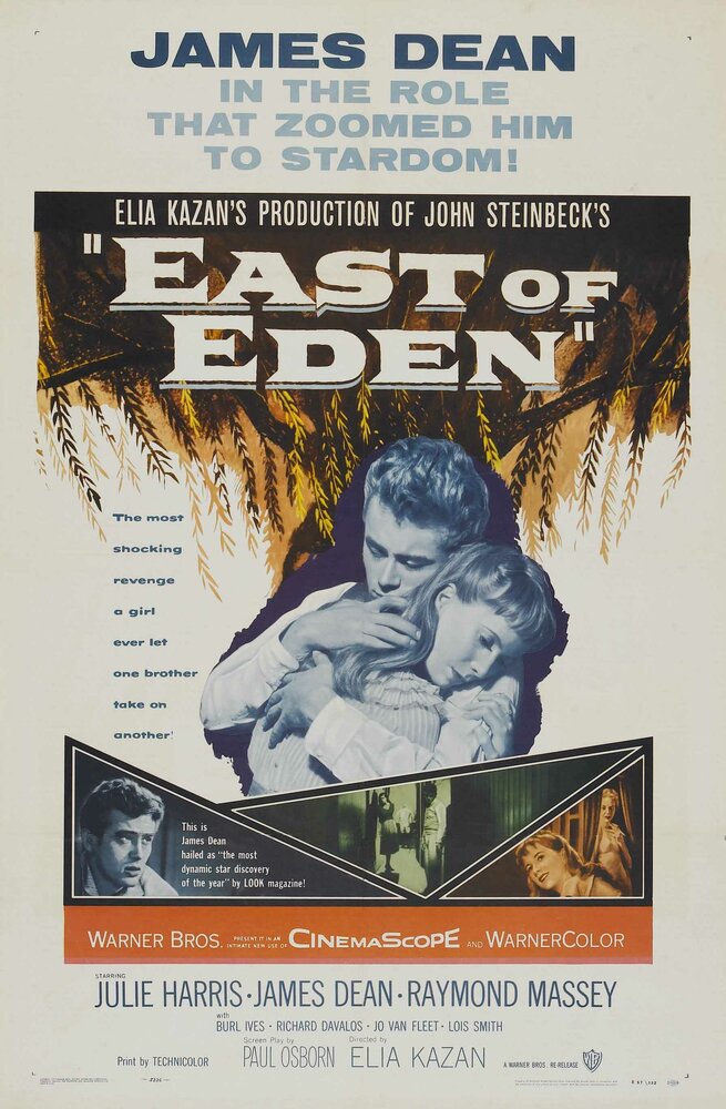 К востоку от рая (1955) постер