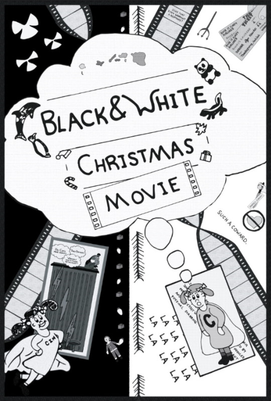 Black & White Christmas Movie (2021) постер