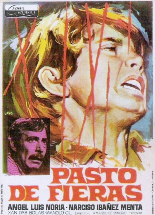 Pasto de fieras (1969) постер