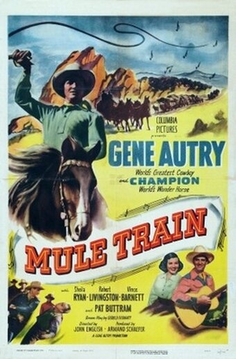 Mule Train (1950) постер