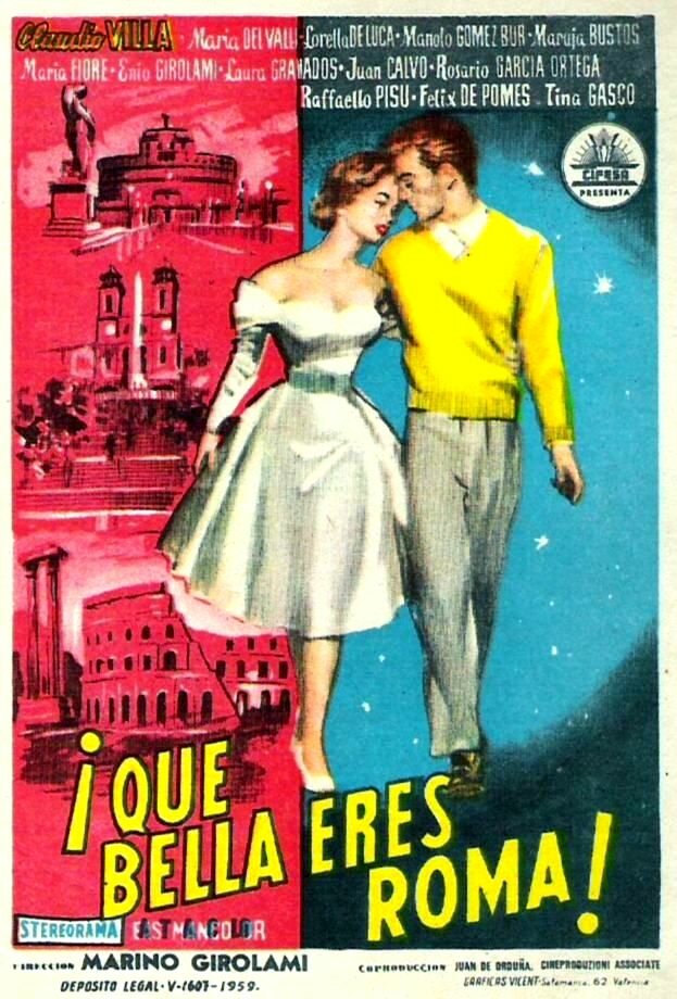 Quanto sei bella Roma (1959) постер
