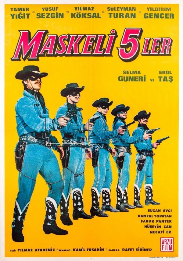 Пятеро в масках (1968) постер