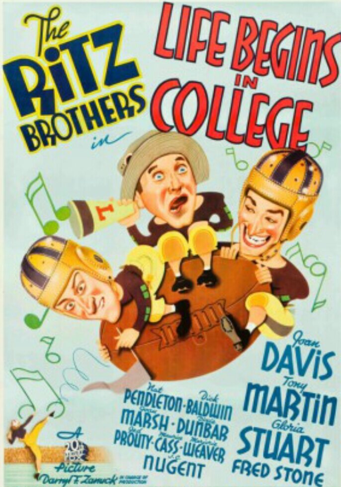 Жизнь начинается в колледже (1937) постер
