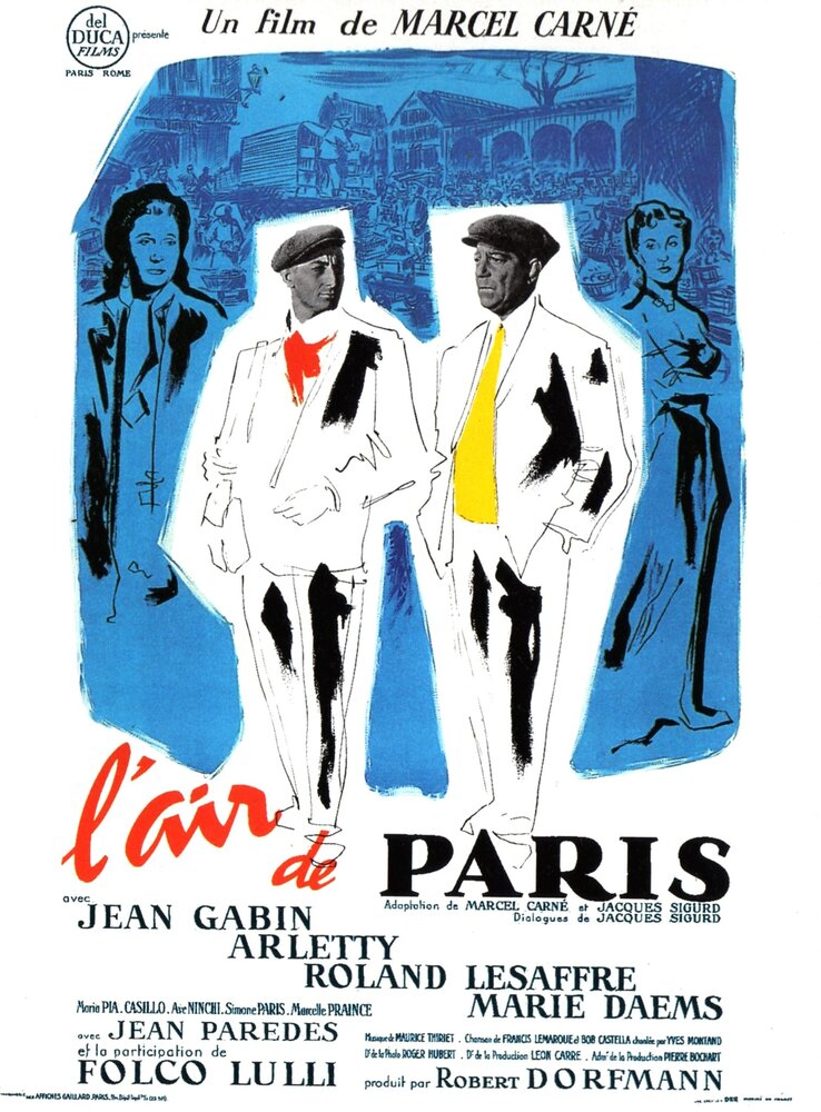 Воздух Парижа (1954) постер