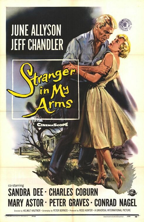 Незнакомец в моих объятьях (1959) постер