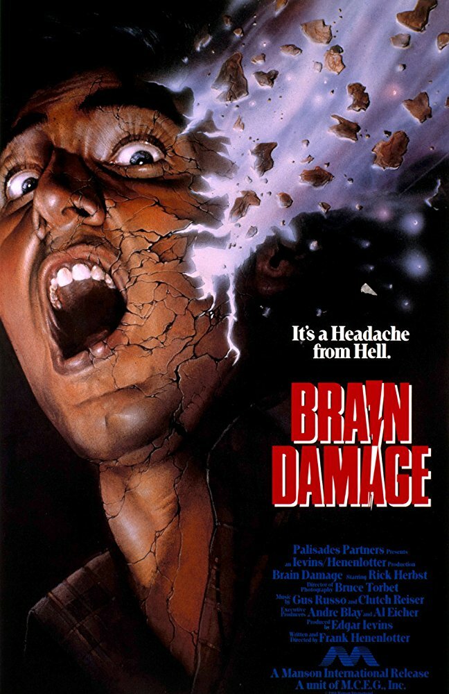 Повреждение мозга (1987) постер