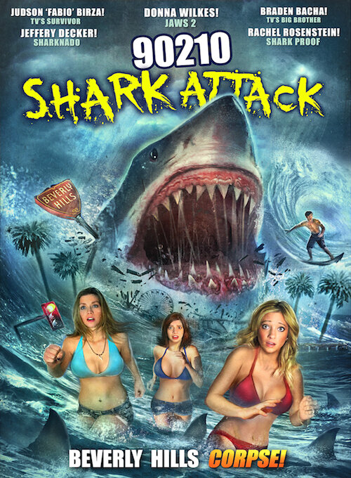 90210 Нападения акул (2014) постер
