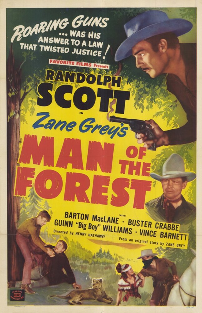 Man of the Forest (1933) постер