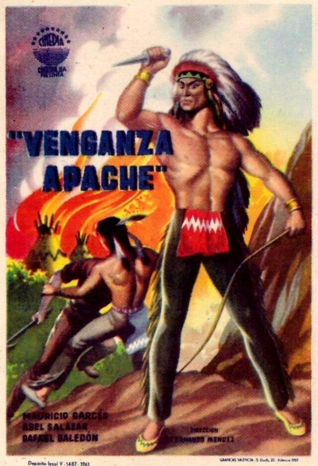 Venganza Apache (1960) постер