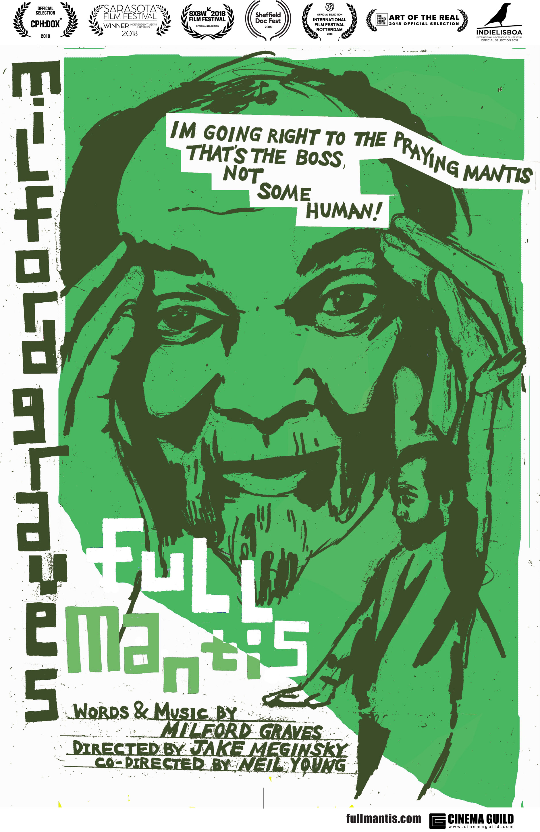 Milford Graves Full Mantis (2018) постер