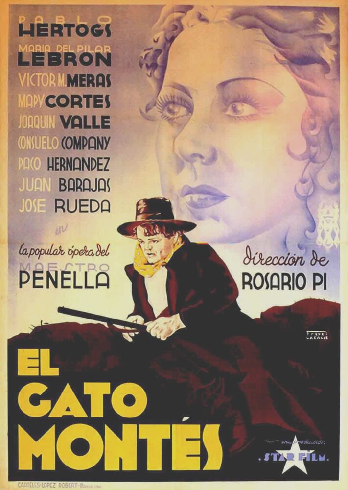 El gato montés (1936) постер