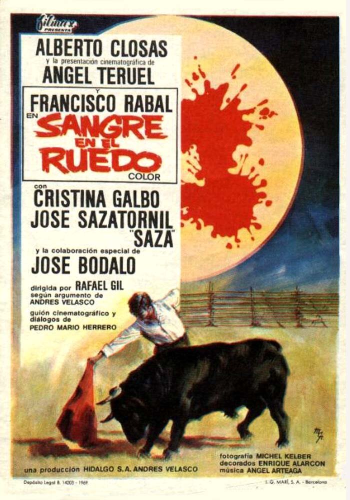 Sangre en el ruedo (1969) постер
