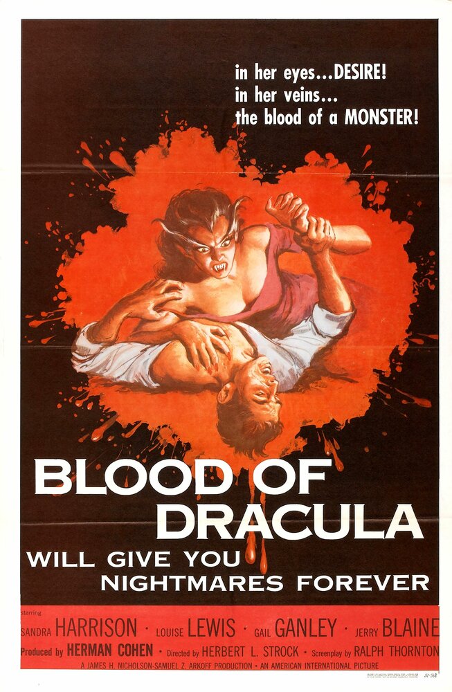 Кровь Дракулы (1957) постер