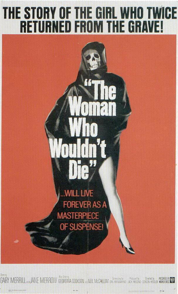 Женщина, которая не хотела смерти (1965) постер