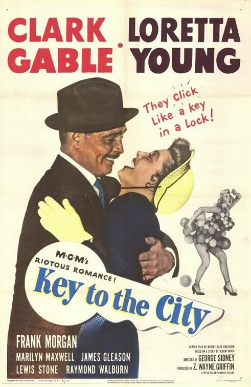 Ключ от города (1950) постер